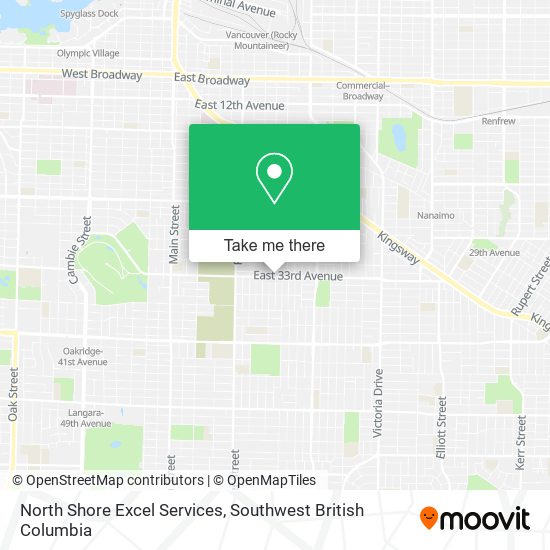 North Shore Excel Services map