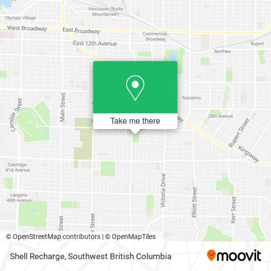 Shell Recharge map