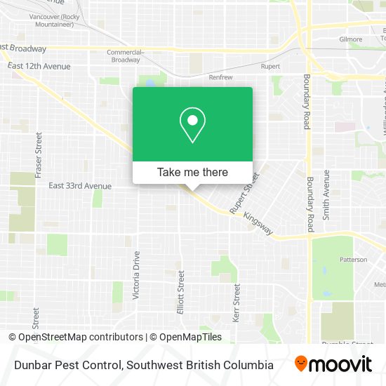 Dunbar Pest Control map