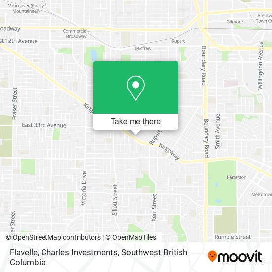 Flavelle, Charles Investments map