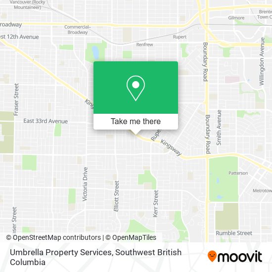 Umbrella Property Services map