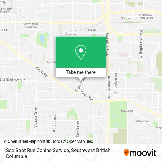 See Spot Run Canine Service map