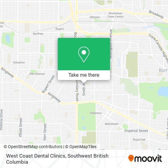 West Coast Dental Clinics map