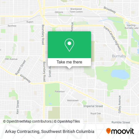 Arkay Contracting map