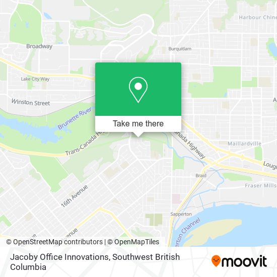 Jacoby Office Innovations map