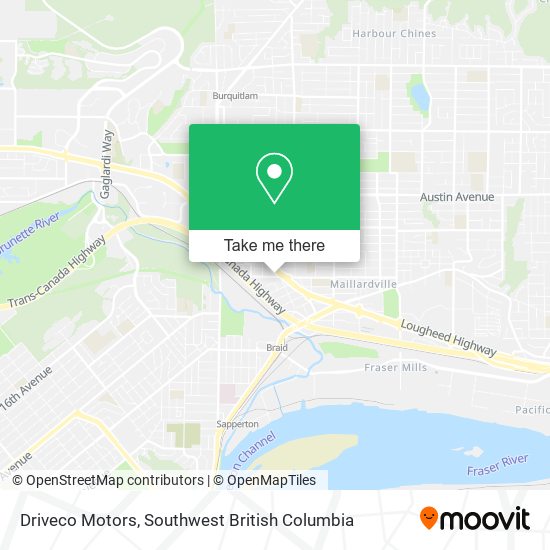 Driveco Motors map