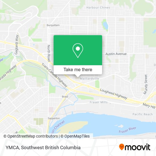 YMCA map