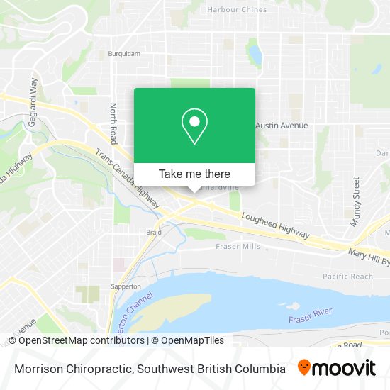 Morrison Chiropractic map