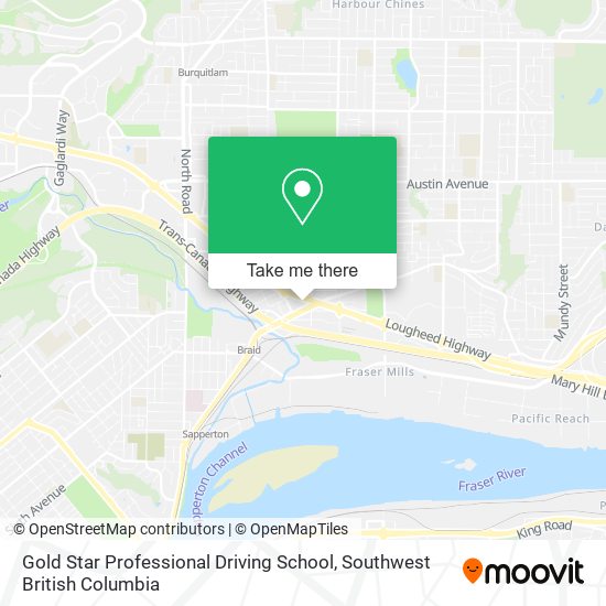 Gold Star Professional Driving School map