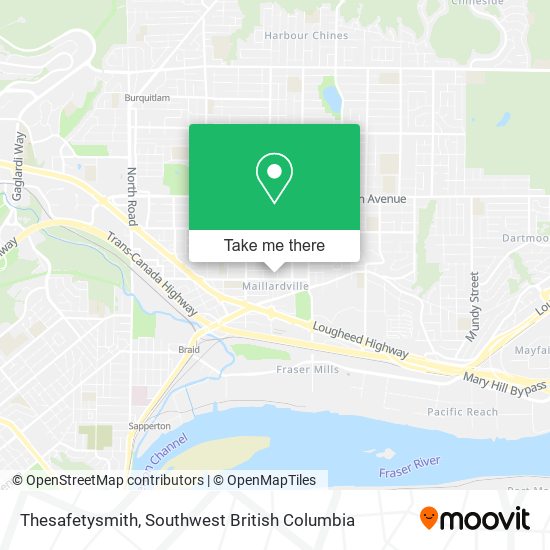 Thesafetysmith map