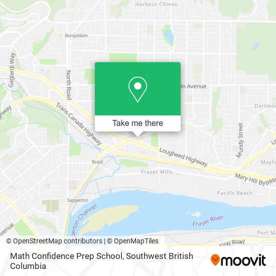 Math Confidence Prep School map