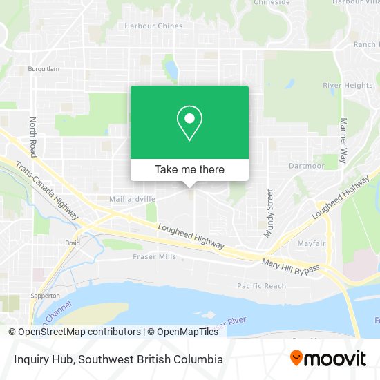 Inquiry Hub map