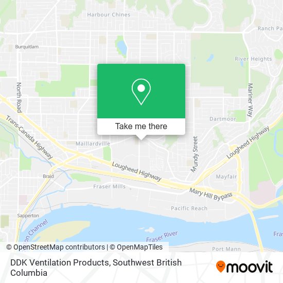 DDK Ventilation Products map