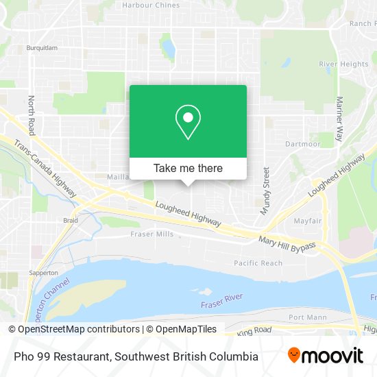 Pho 99 Restaurant plan