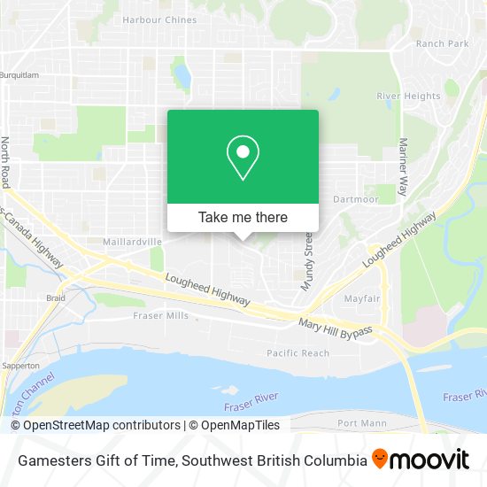 Gamesters Gift of Time map