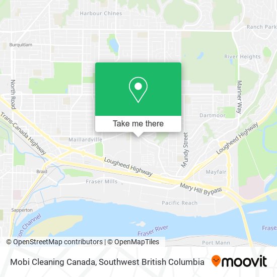 Mobi Cleaning Canada map