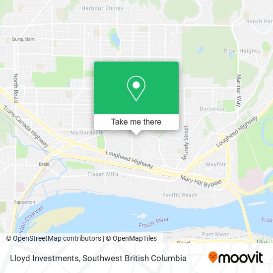 Lloyd Investments map