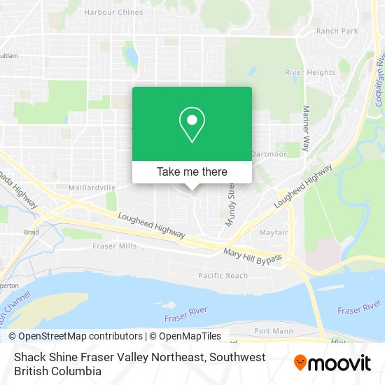 Shack Shine Fraser Valley Northeast plan