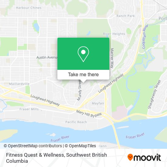 Fitness Quest & Wellness map