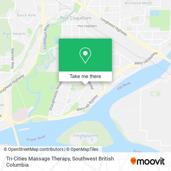 Tri-Cities Massage Therapy map