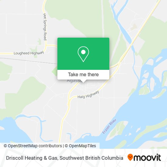 Driscoll Heating & Gas map