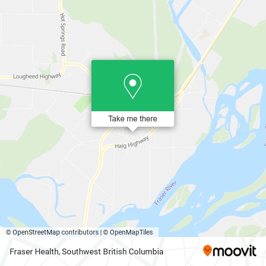 Fraser Health map