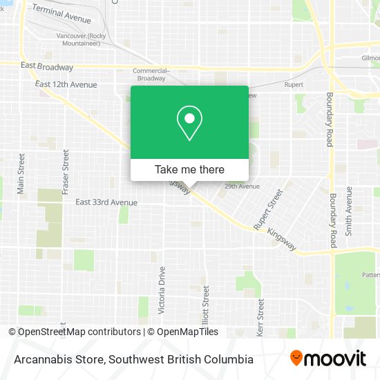 Arcannabis Store map