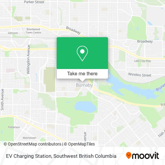 EV Charging Station map