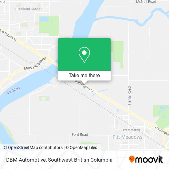 DBM Automotive map