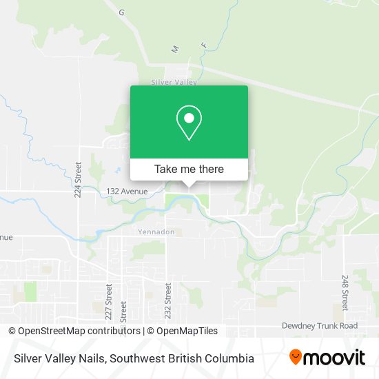 Silver Valley Nails map