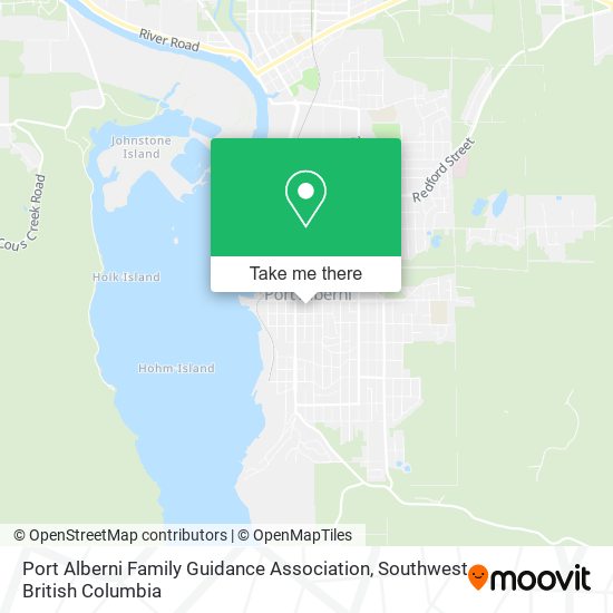 Port Alberni Family Guidance Association map