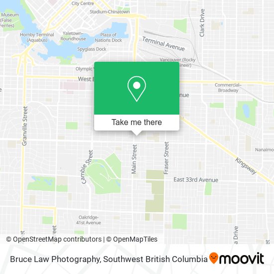 Bruce Law Photography map