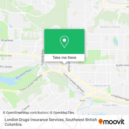 London Drugs Insurance Services map