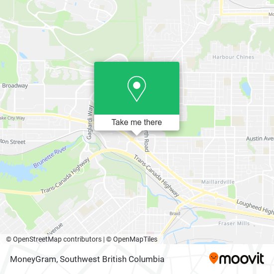 MoneyGram map