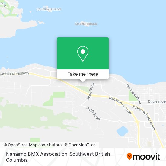 Nanaimo BMX Association map