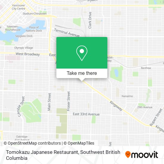 Tomokazu Japanese Restaurant map
