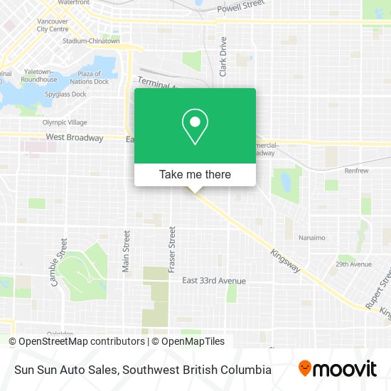 Sun Sun Auto Sales map