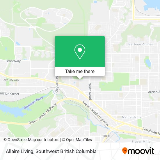 Allaire Living map