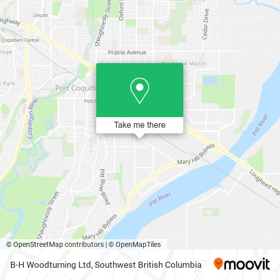 B-H Woodturning Ltd map
