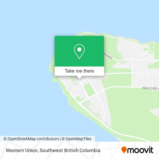 Western Union map