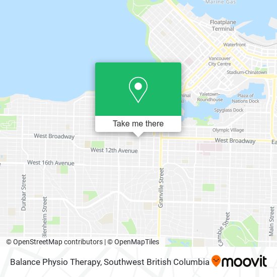 Balance Physio Therapy map