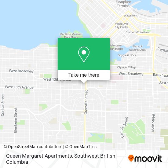 Queen Margaret Apartments map