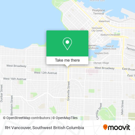 RH Vancouver map