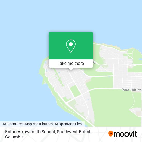 Eaton Arrowsmith School map