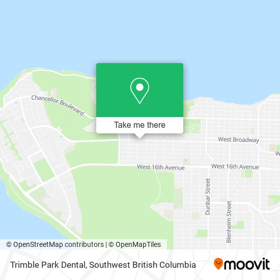 Trimble Park Dental map