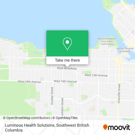 Luminous Health Solutions map