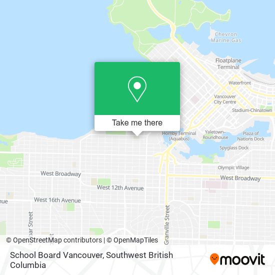 School Board Vancouver map