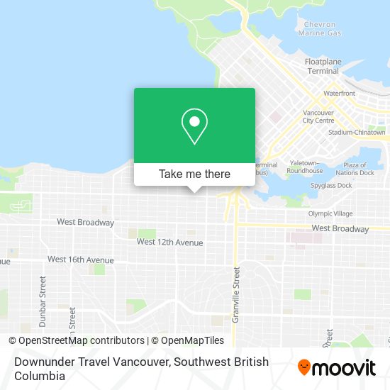 Downunder Travel Vancouver plan