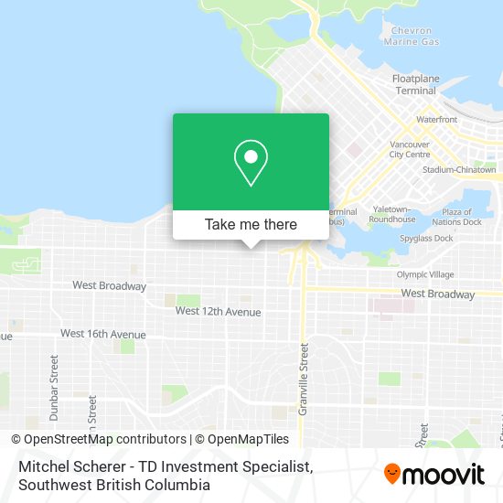 Mitchel Scherer - TD Investment Specialist map