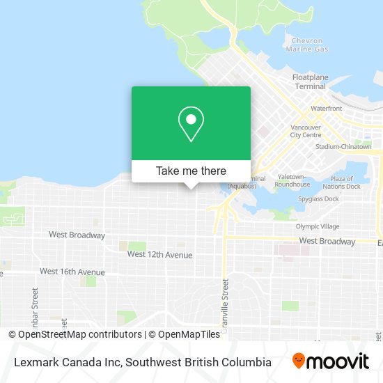 Lexmark Canada Inc map